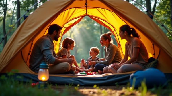 Choisir sa tente 4 places sans se retrouver à l'étroit la deuxième nuit