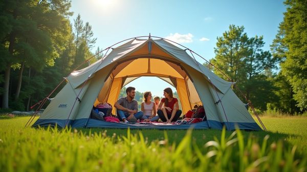 Choisir sa tente 4 places sans se retrouver à l'étroit la deuxième nuit