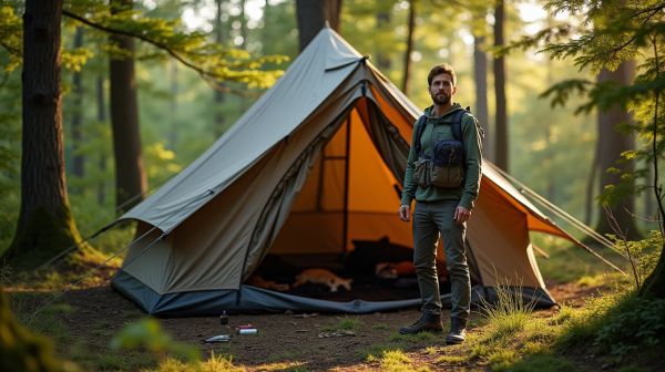 Premier bivouac : préparer son abri avant la tombée de la nuit