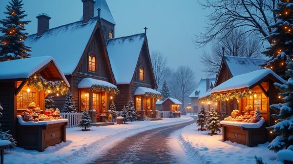 Villages de Noël : les ingrédients d'une scénographie réussie
